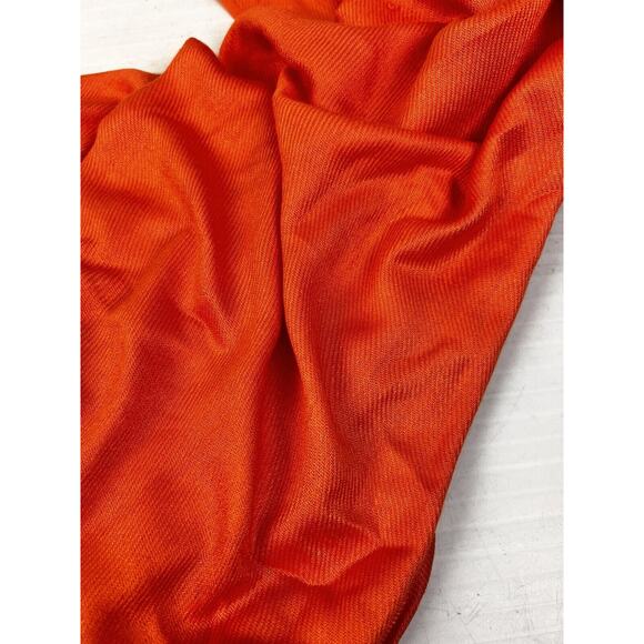 Pashmina Scarf Wrap Pink Cashmere Wool Fringe 26" x 69" Rectangle Night Out NEW - Picture 4 of 5